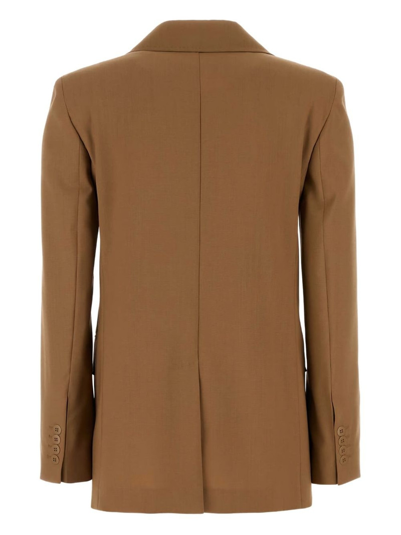 Max Mara virgin wool single-breasted blazer outlook