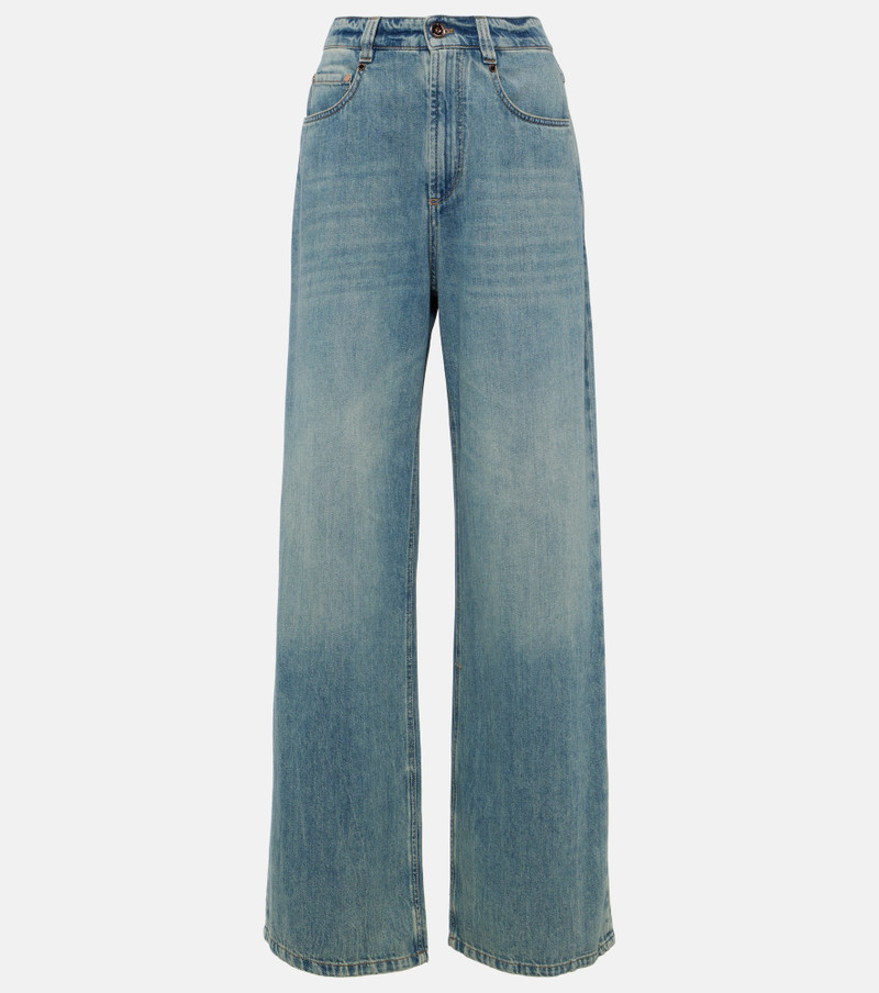 High-rise wide-leg jeans - 1