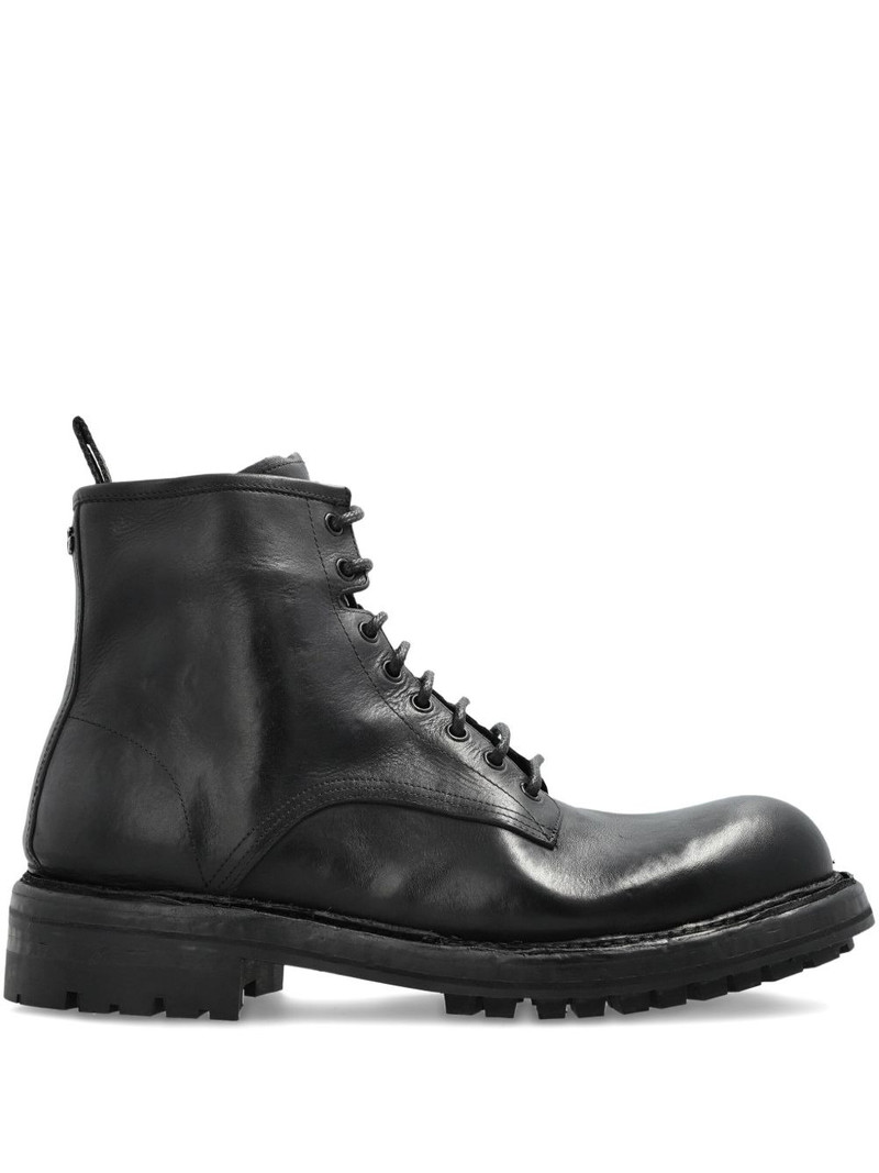 lace-up leather boots 1