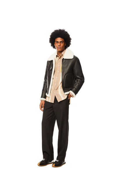 Loewe Aviator jacket in shearling outlook