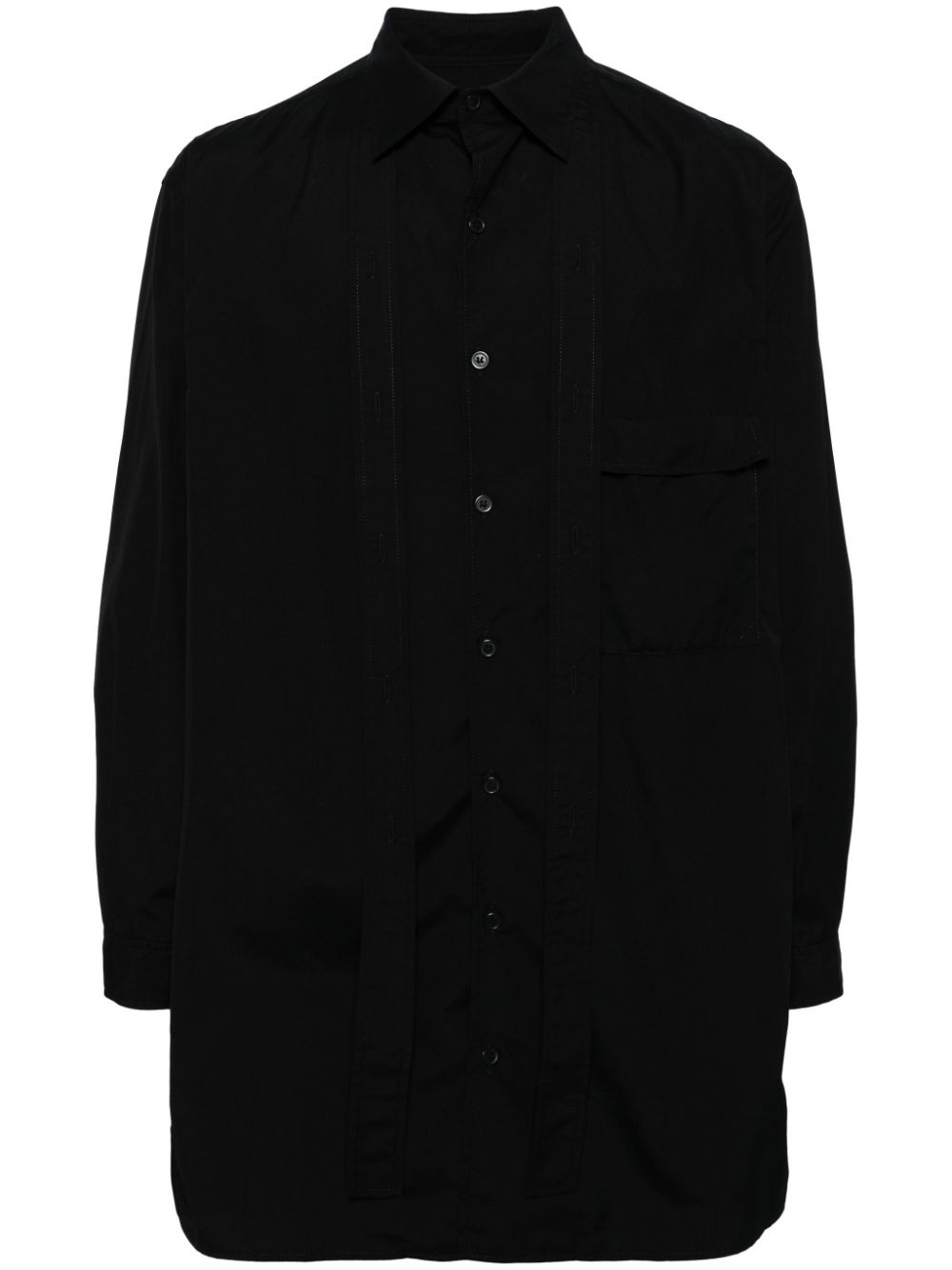 classic-collar cotton shirt - 1