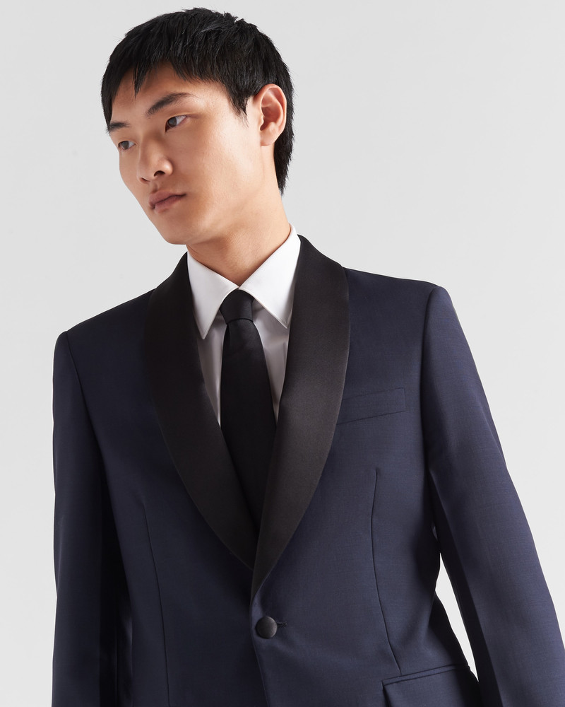 Single-breasted wool and mohair tuxedo 3