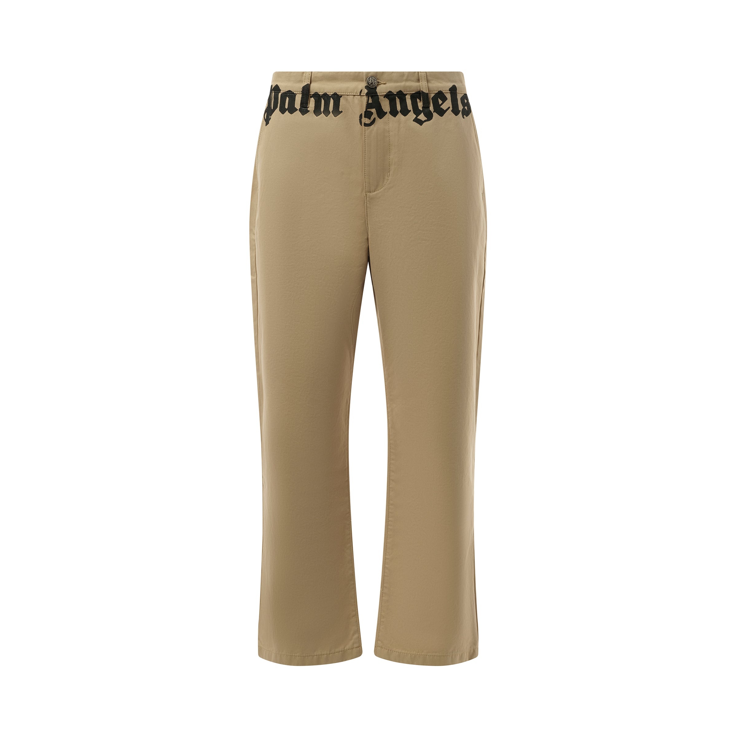 Classic Logo Chino Pants in Hazelnut/Off White - 2