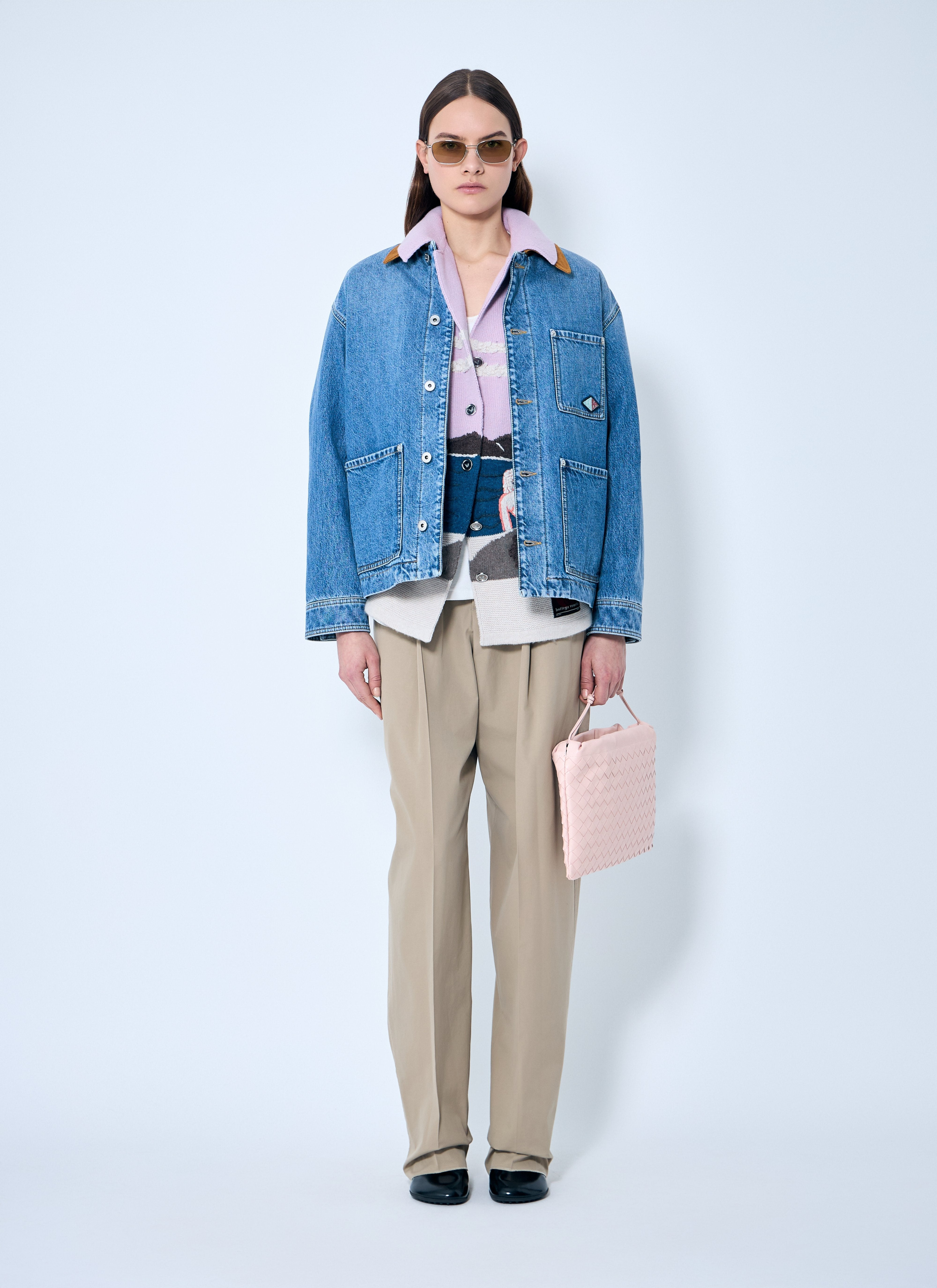 Bottega Veneta Women Intarsia Knit Shirt - 2