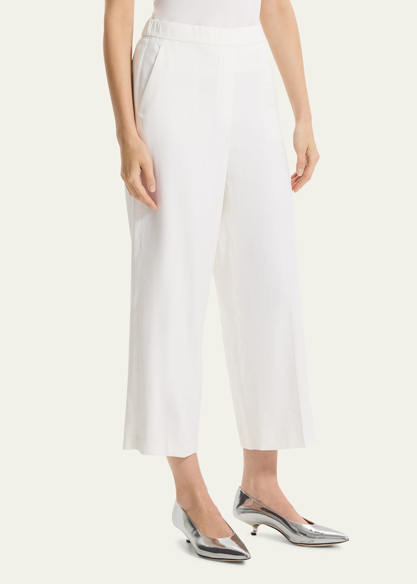 Relaxed Straight-Leg Pull-On Pants - 4