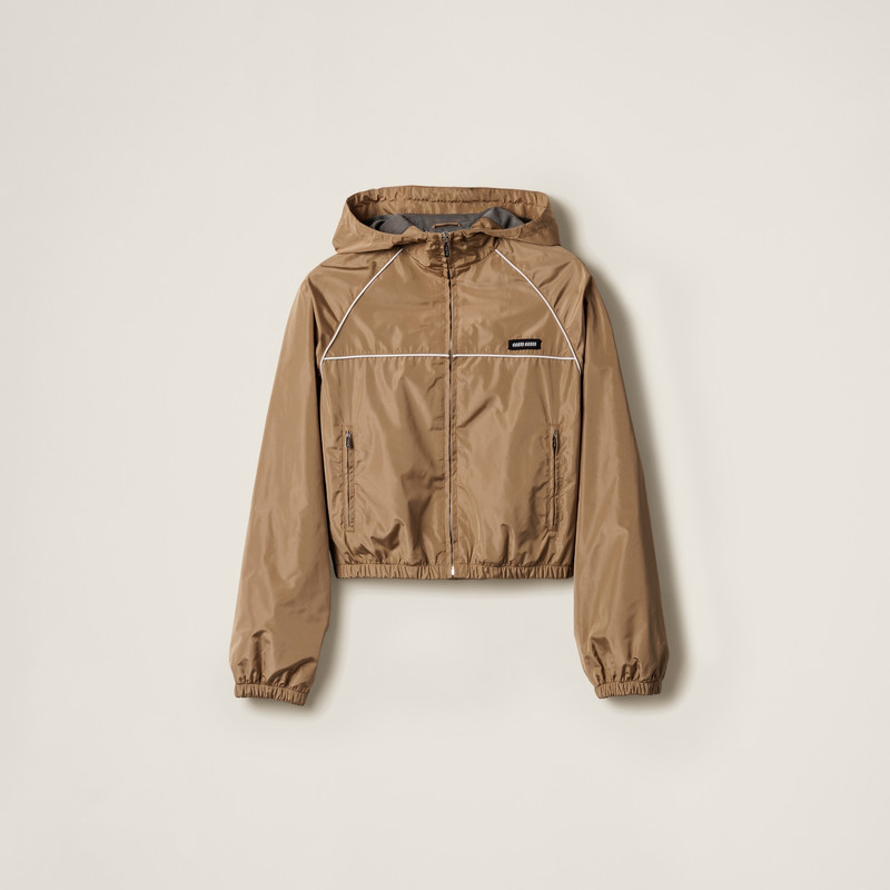 Technical silk blouson jacket 1