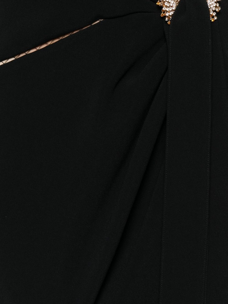crystal-embellished wrap maxi evening dress 5