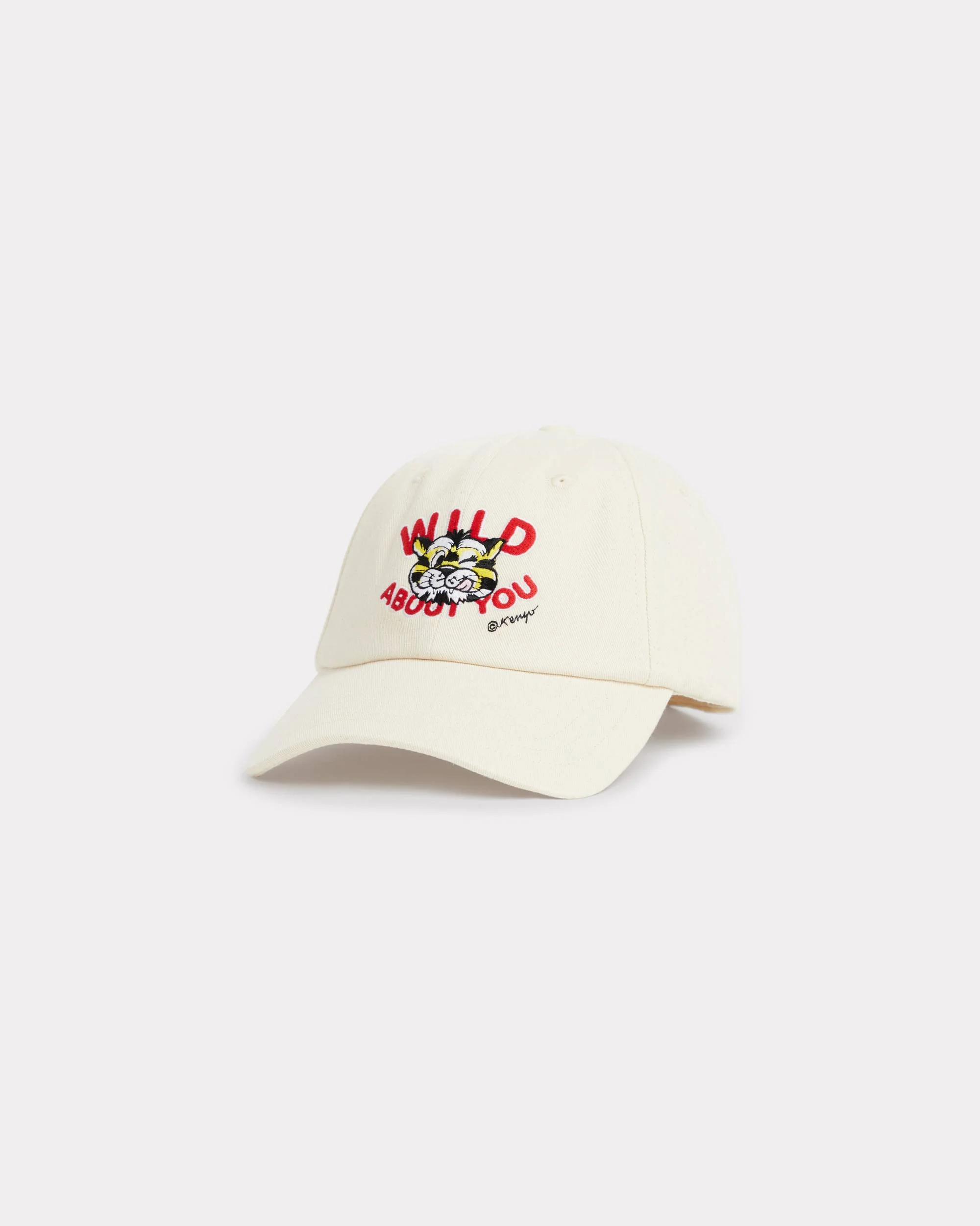 'KENZO Wild Tiger' embroidered cap in cotton - 1
