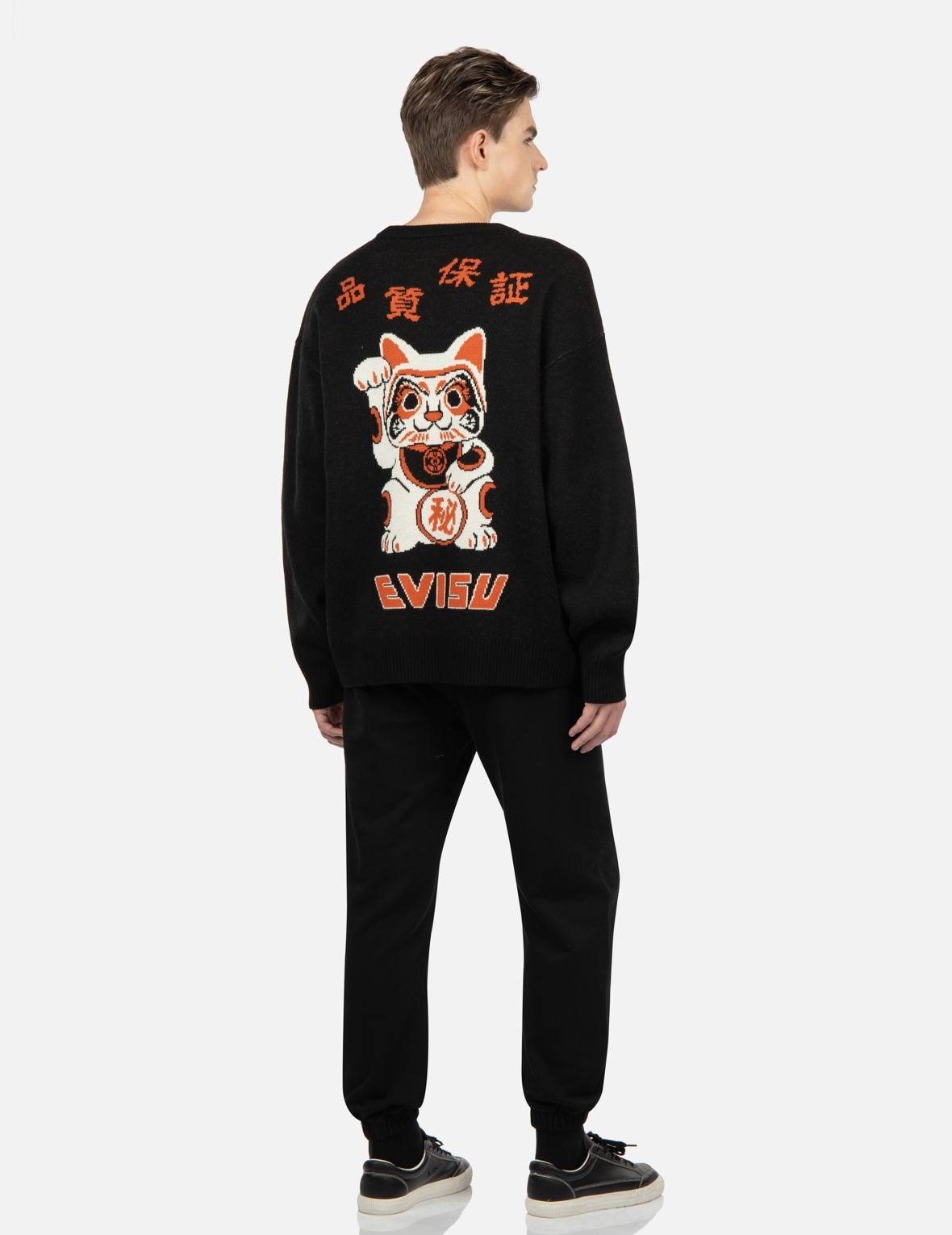 FORTUNE CAT INTARSIA-KNIT SWEATER - 3