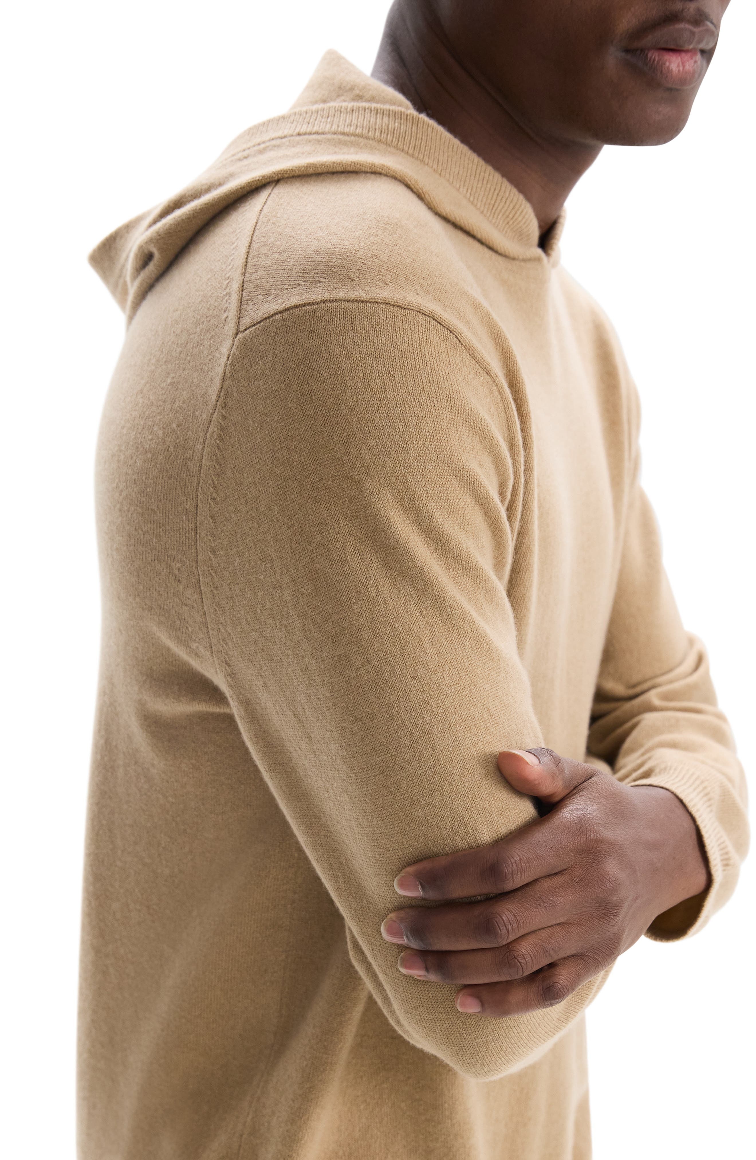 Theory Hilles Cashmere Hoodie in New Camel at Nordstrom - 3