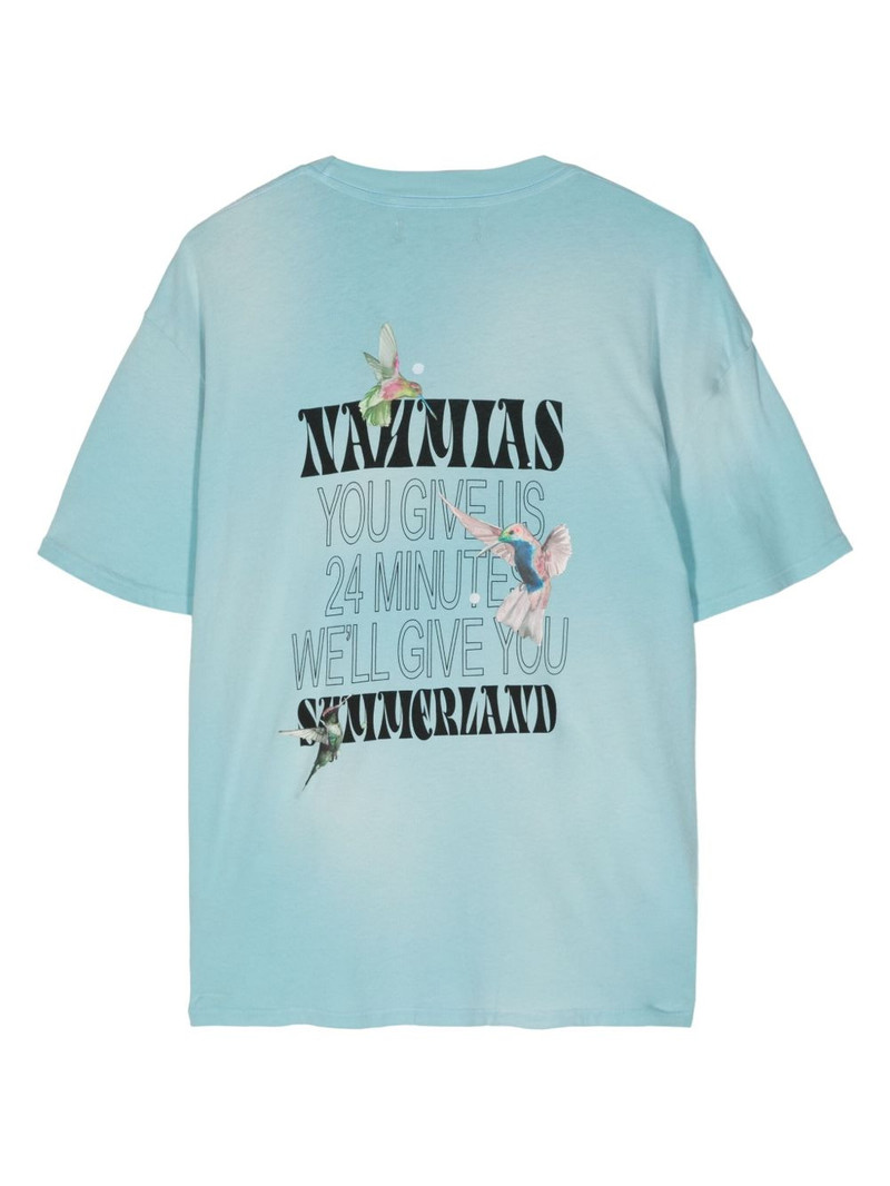 NAHMIAS logo-print cotton T-shirt outlook