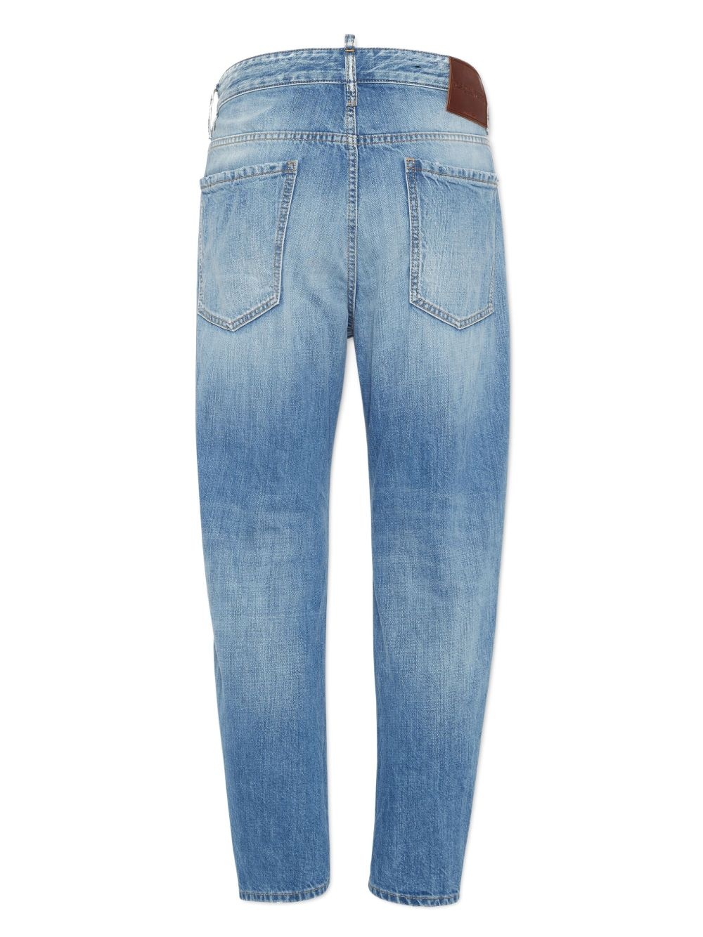 cotton tapered jeans - 2