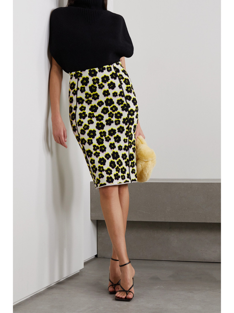 Lanvin Jacquard Midi Skirt outlook