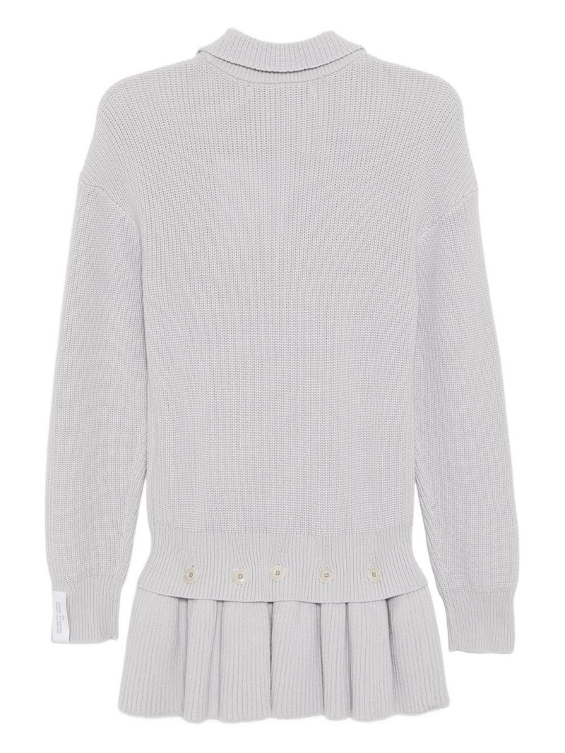 rokh peplum-hem jumper outlook