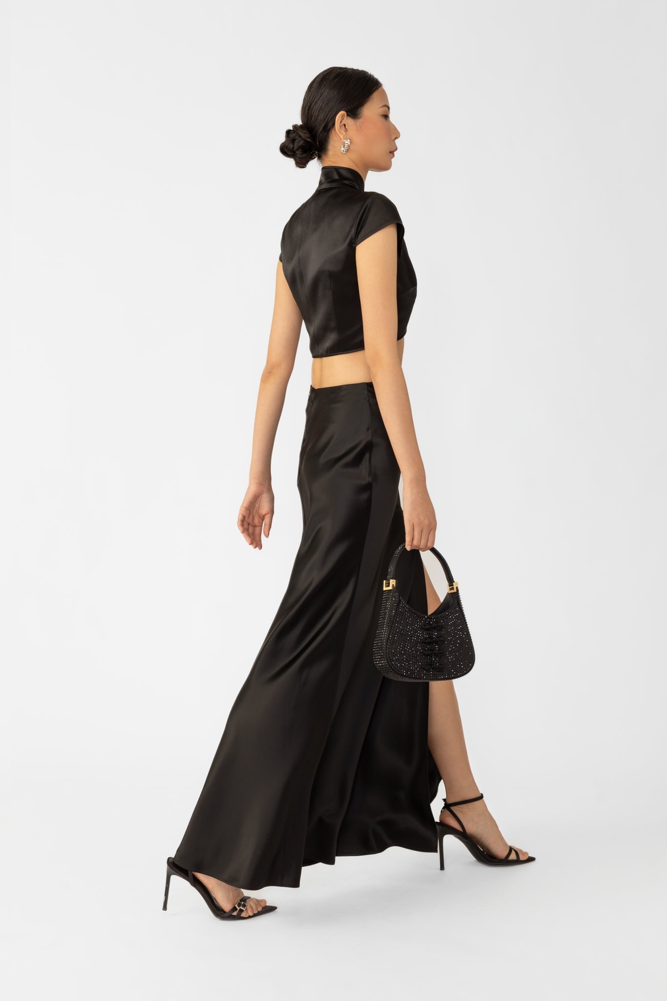 PIA SATIN SKIRT - 4