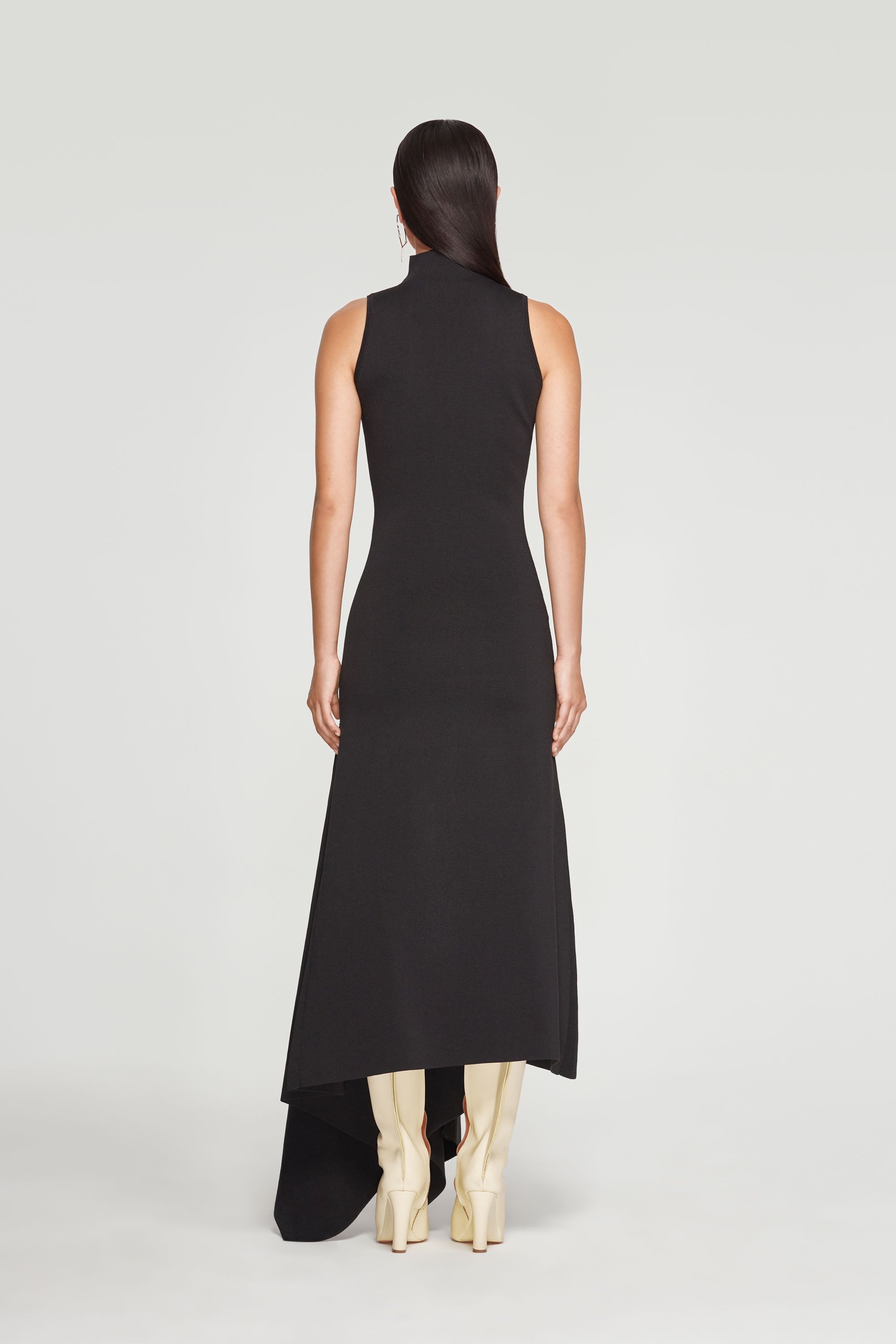 High Slit Sleeveless Dress - 6