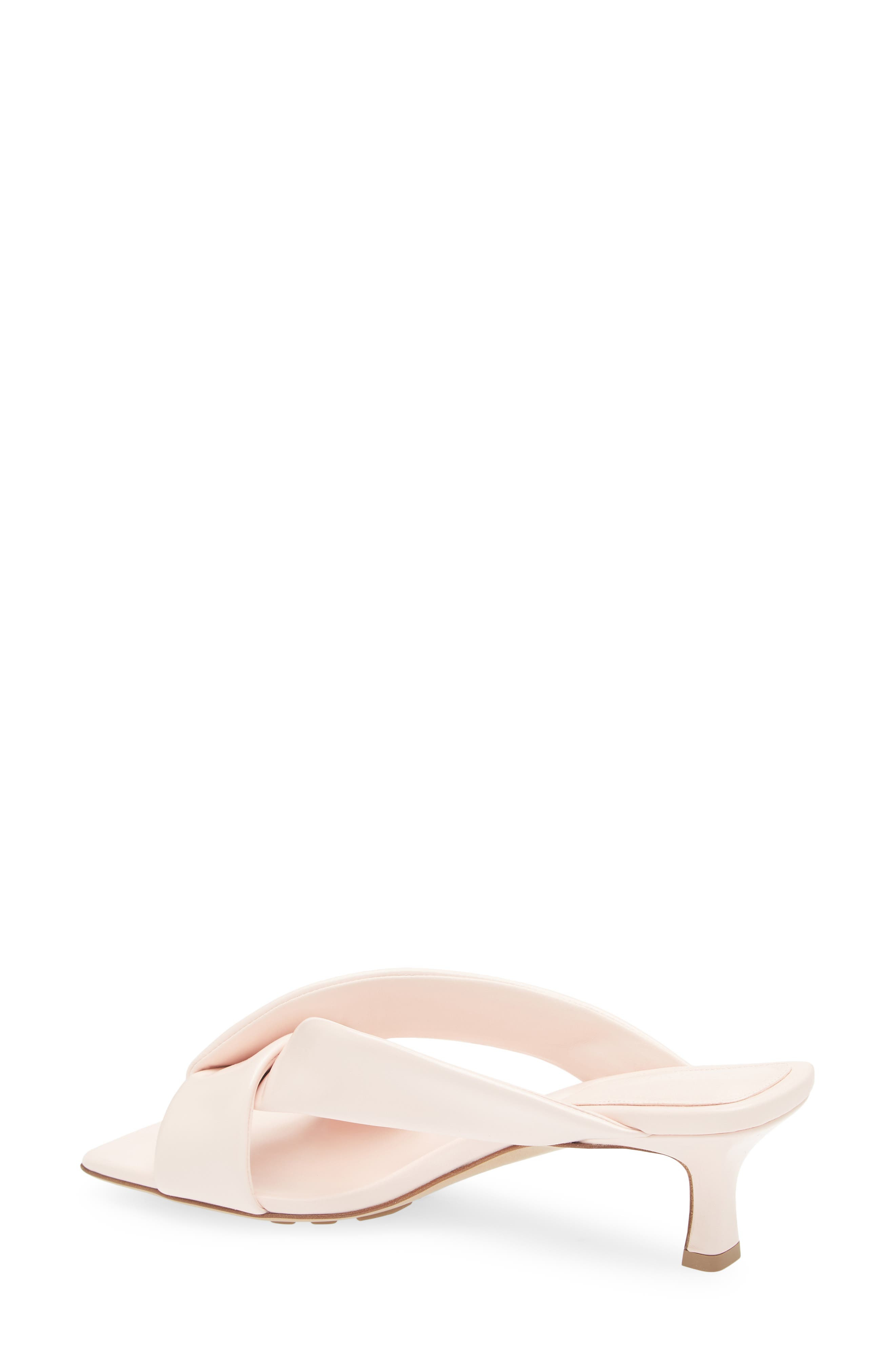 Bottega Veneta Riva Kitten Heel Sandal in 5964 Seashell at Nordstrom - 2
