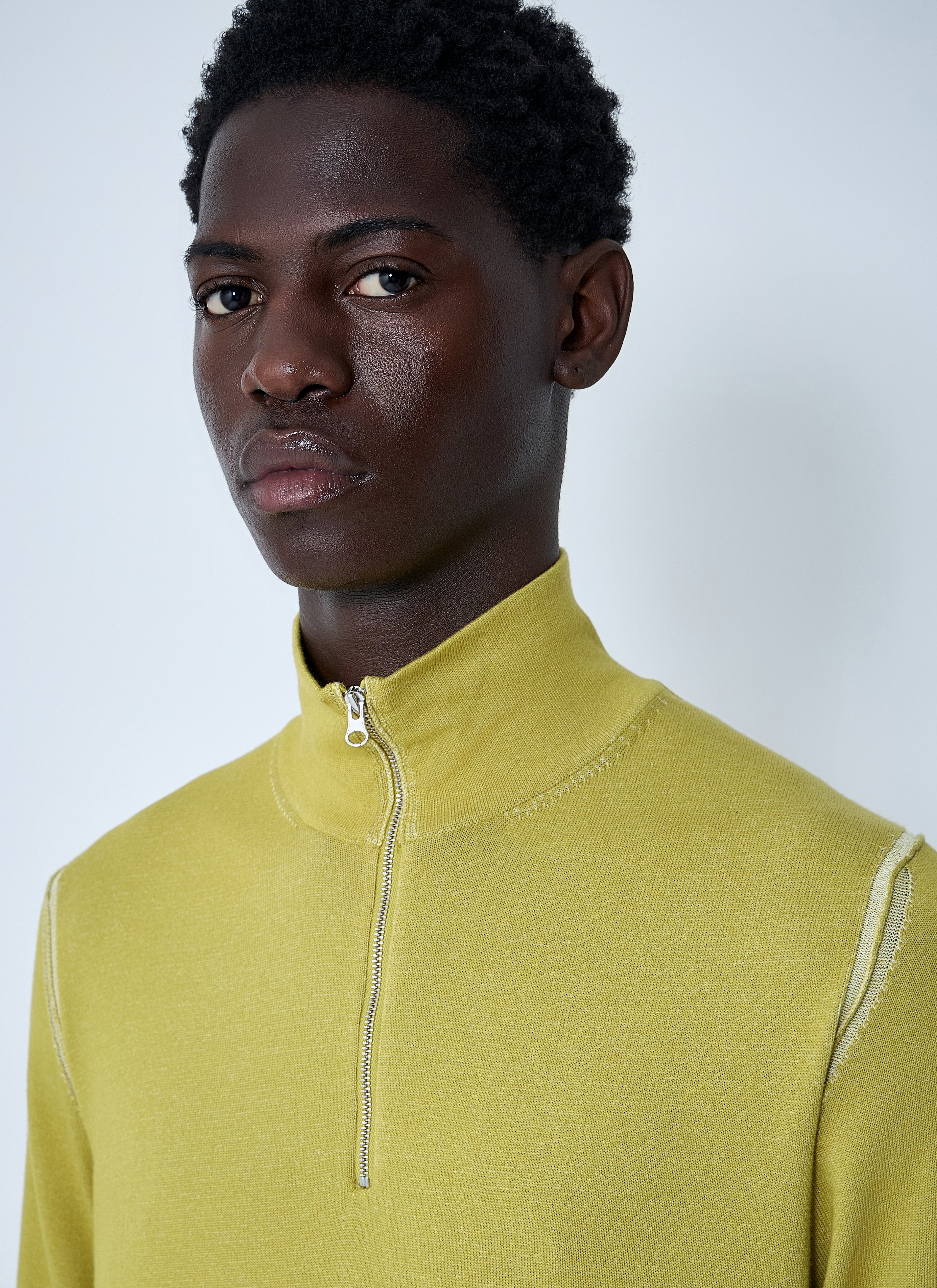 C.P. Company Men Half Zip-Up Sweater - 4