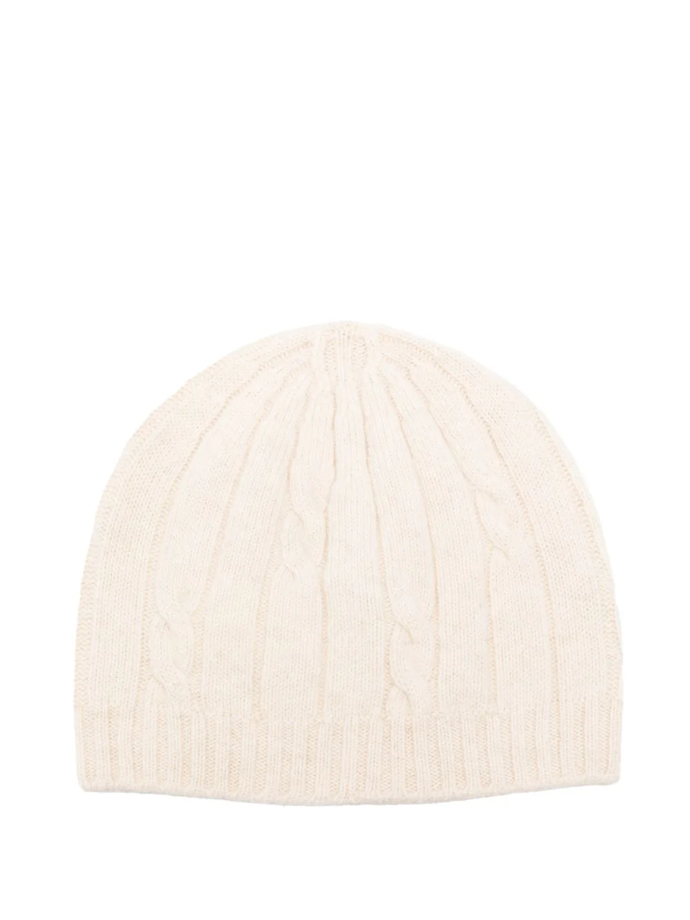 cable-knit beanie hat - 1