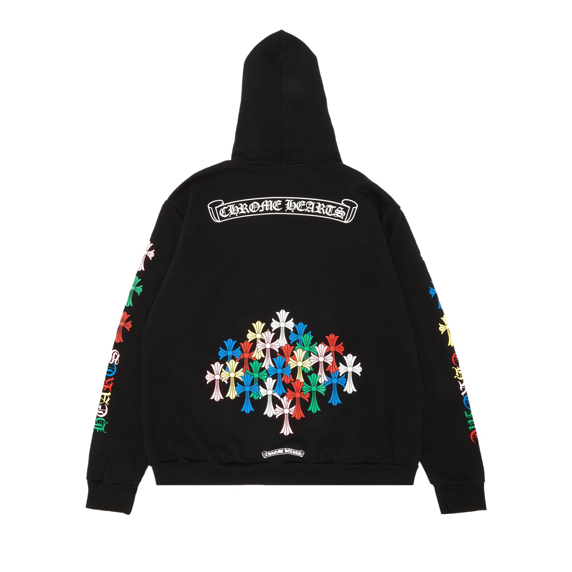 Chrome Hearts Cross Hoodie 'Black' - 2