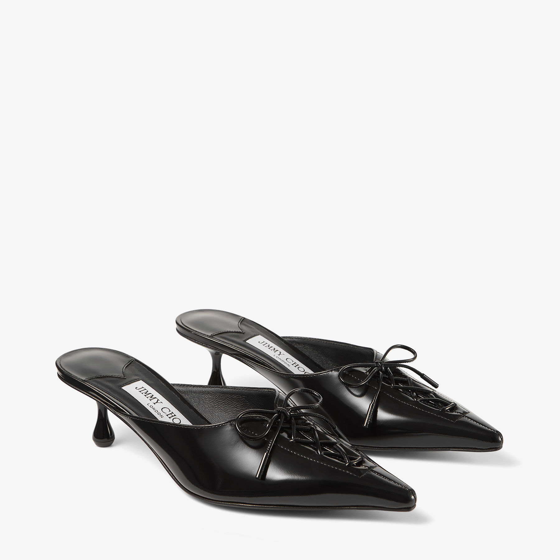 Scarlett Mule 50
Black Soft Spazzolato Leather Mules - 3