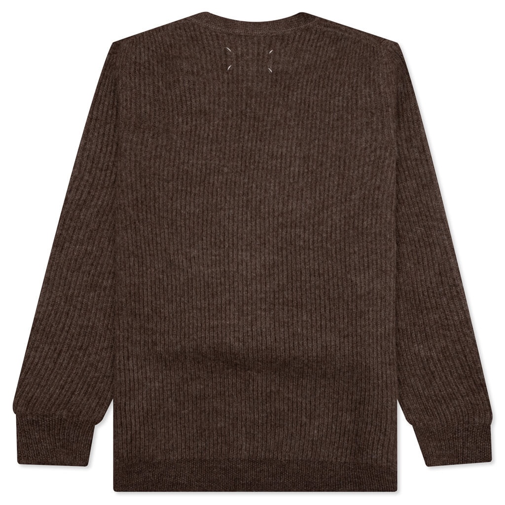 BUTTON-UP LONG-SLEEVED CARDIGAN - WALNUT - 2