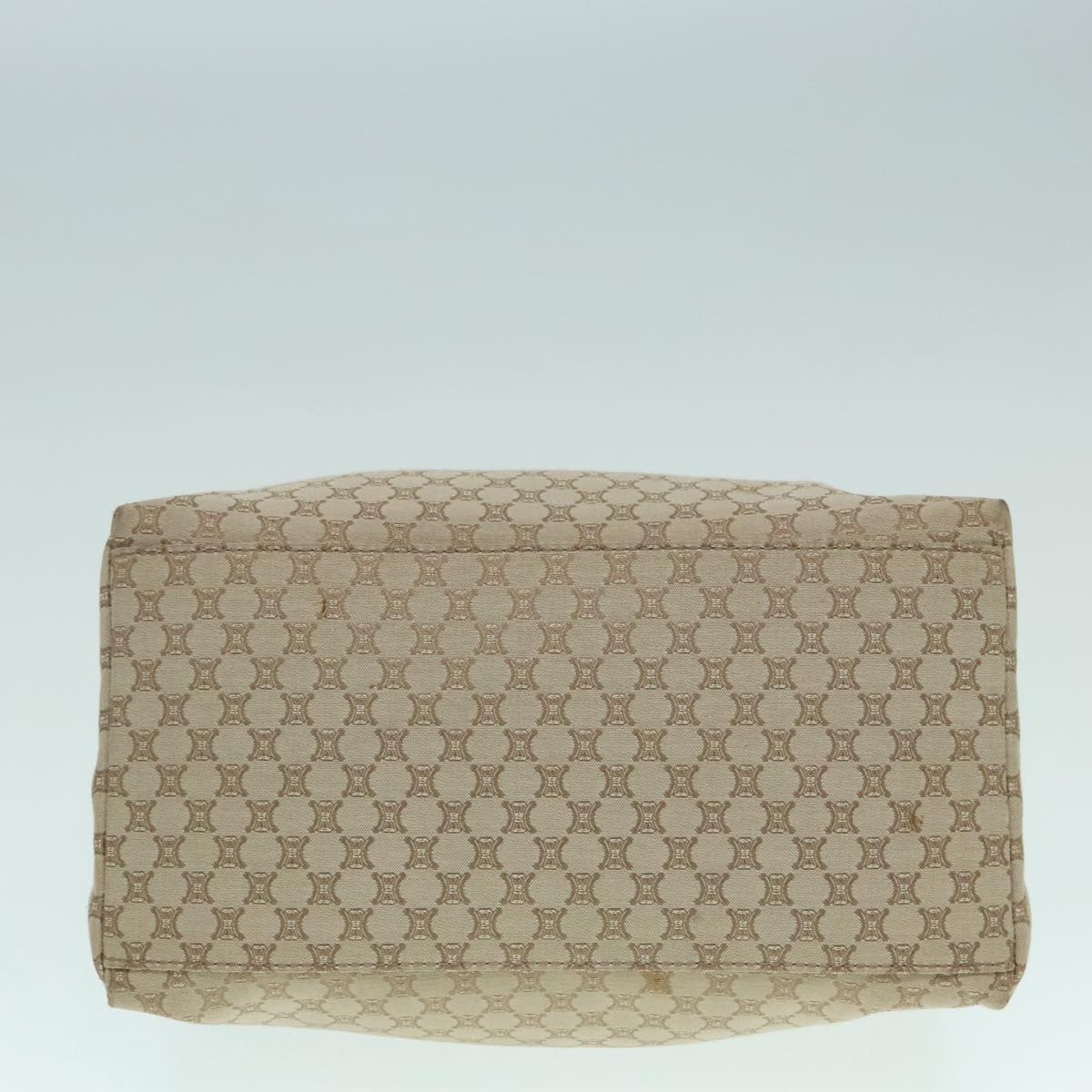 CELINE Macadam Canvas Shoulder Bag Beige Gold - 5