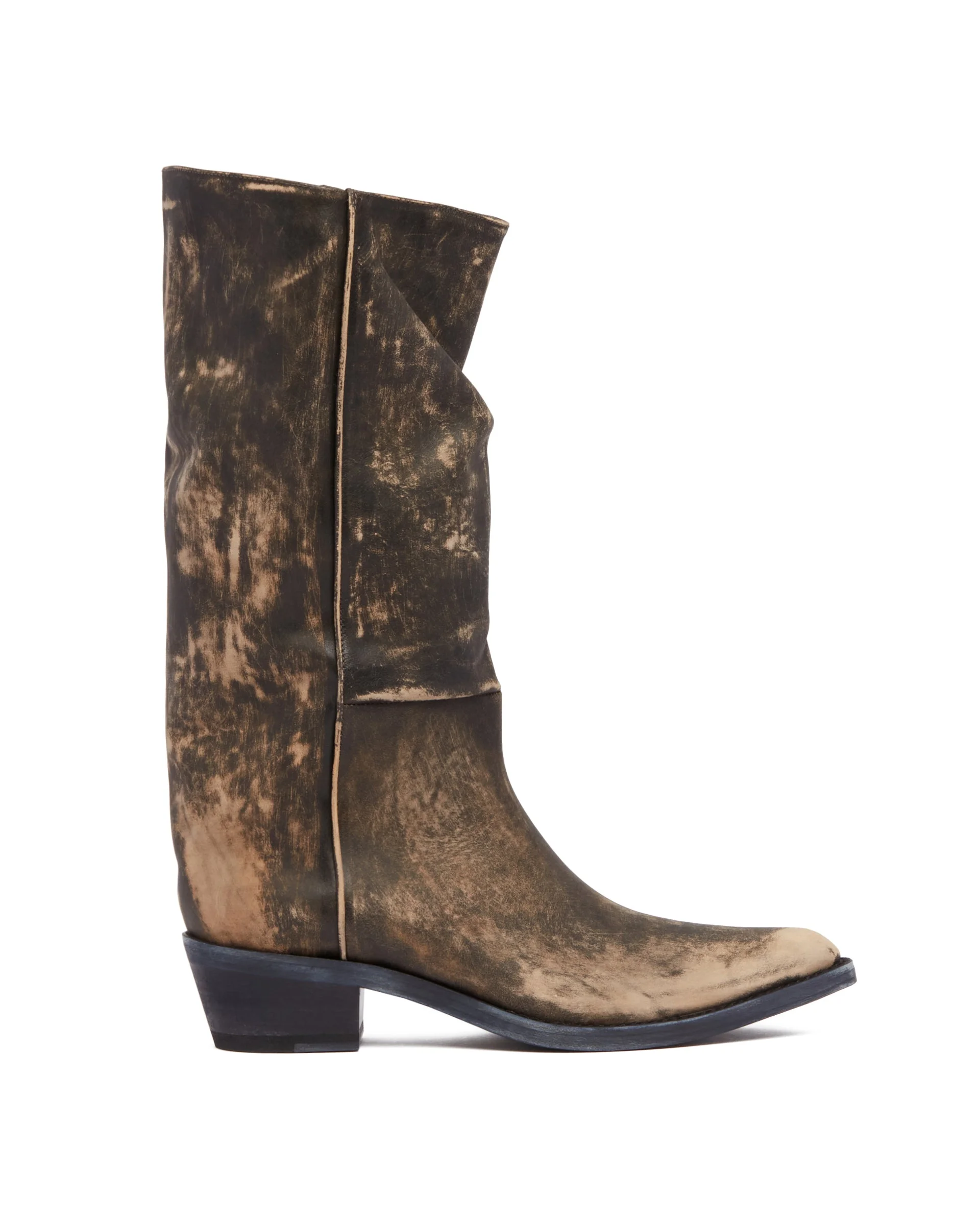 Brown Clive Leather Boots - 1