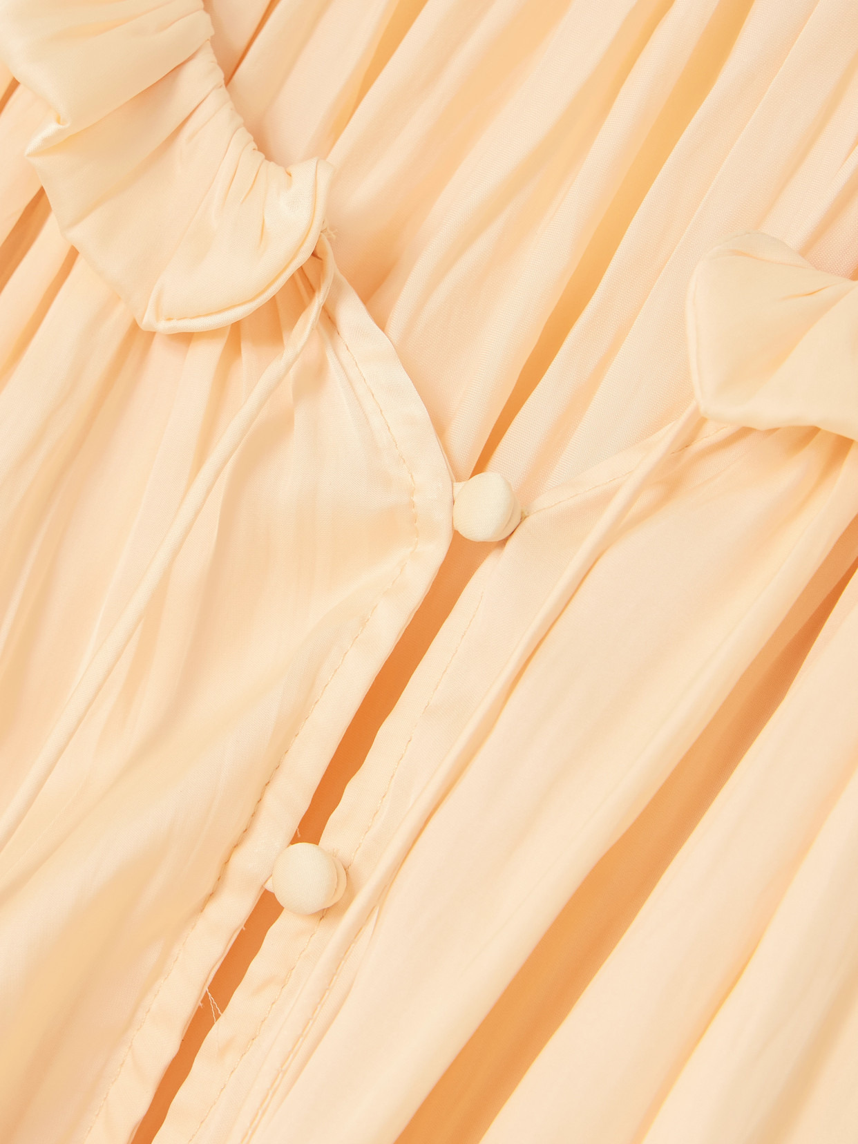 Laurette Gathered Washed-satin Blouse - 5