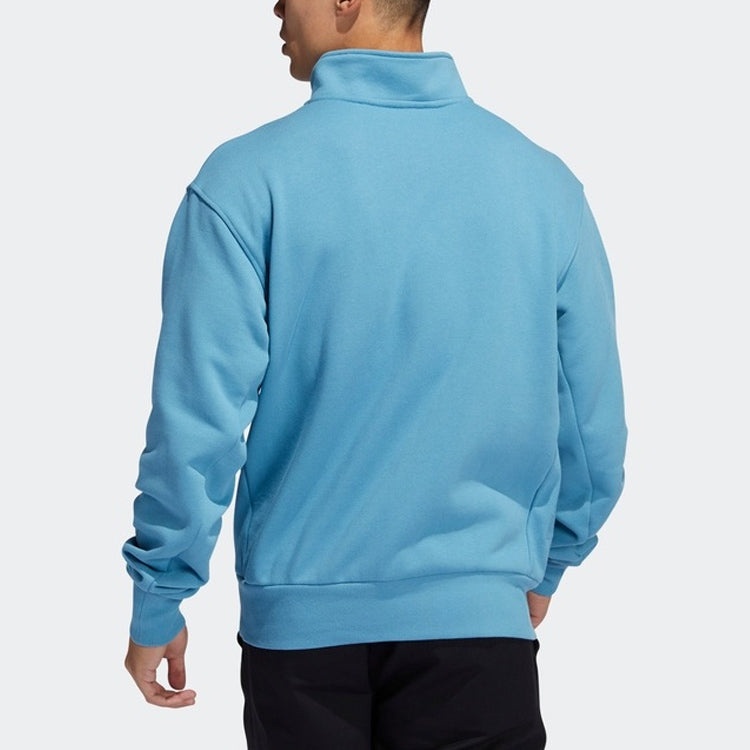 adidas Heavyweight Shmoofoil 1/4 Zip Sweatshirt 'Blue' GL9943 - 5