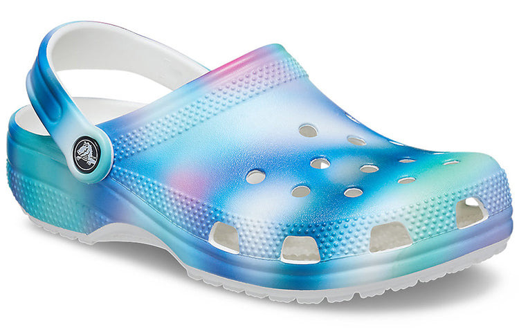 Crocs Colorful Crocs Beach Unisex Multi-Color White Sandals 207556-94S - 4