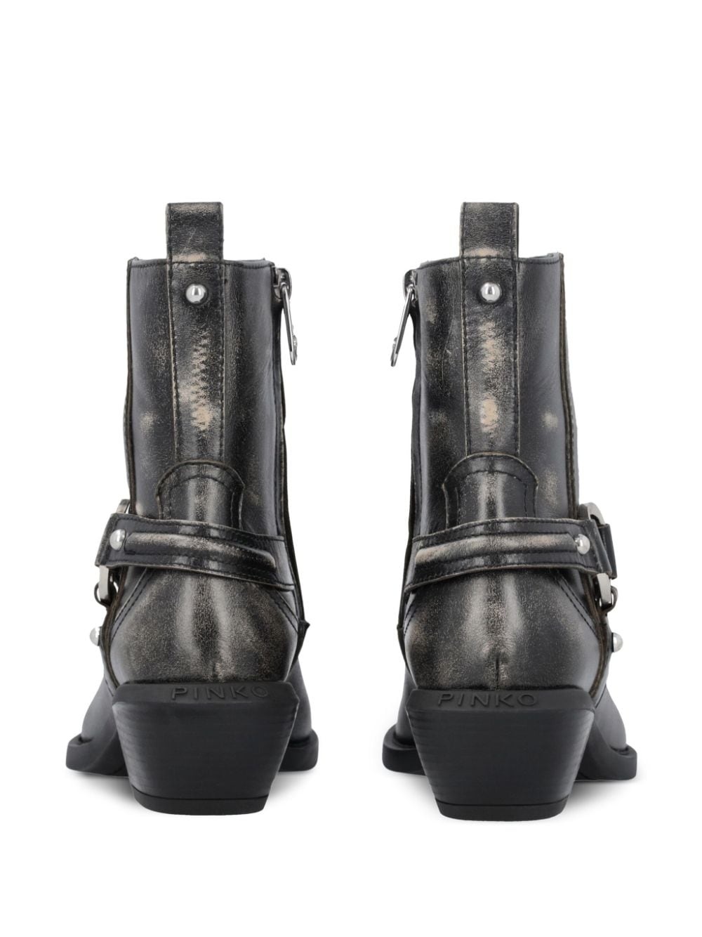Tex leather ankle boots - 5