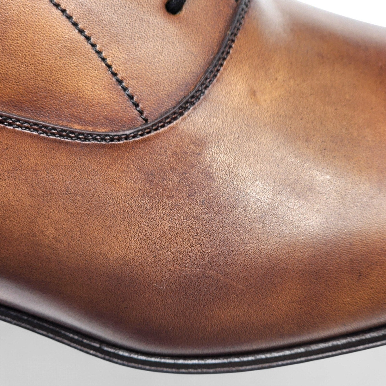 Christian Louboutin Greggo Leather Oxford Shoes Brown EU 40.5 US 7.5 - 8
