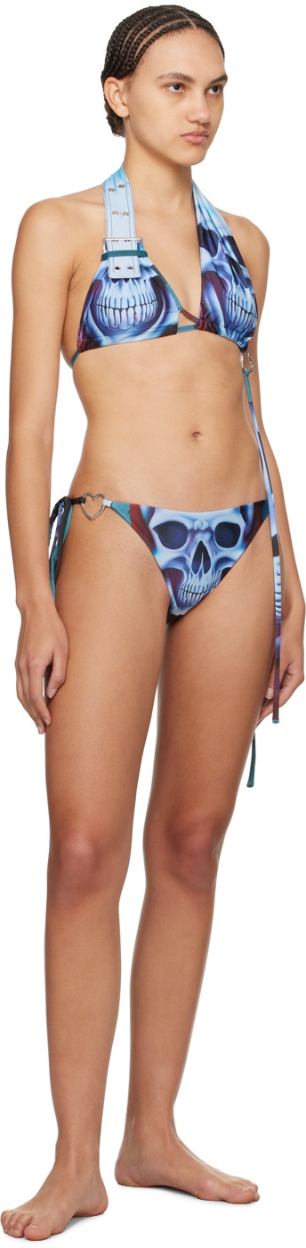 Blue Belt Bikini Top - 4
