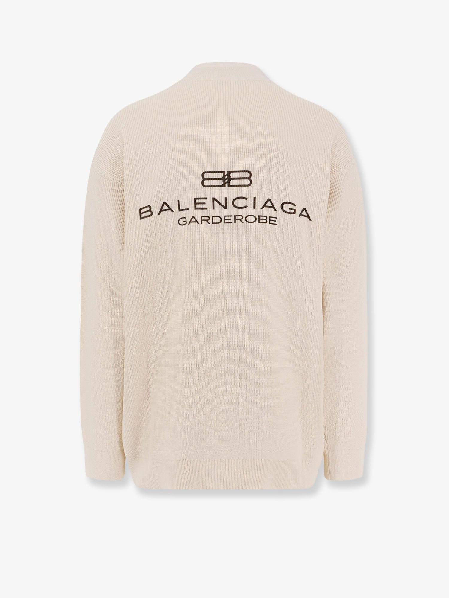 Balenciaga Intertwined Cardigan With Bb Garderobe Motif - 2
