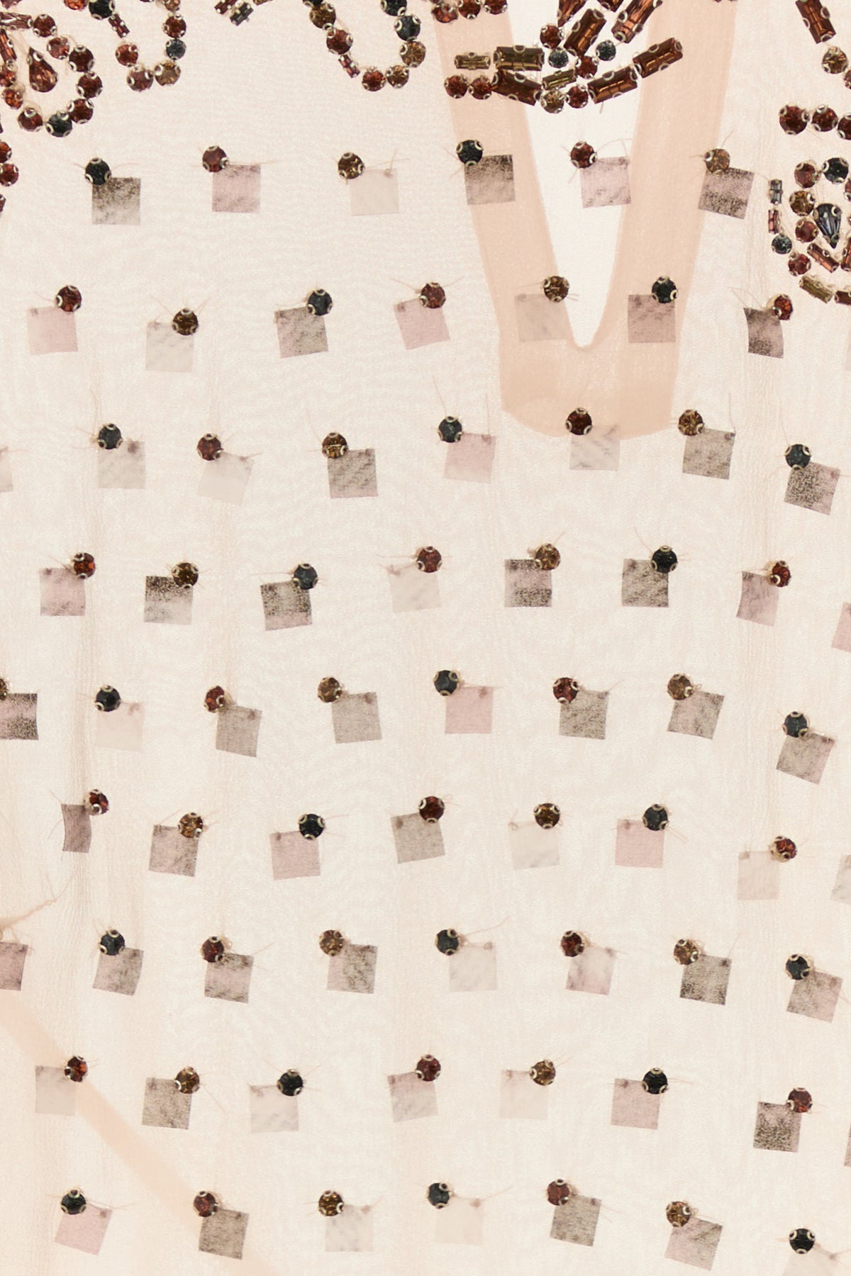 Light pink crepe Carmasa top - 3