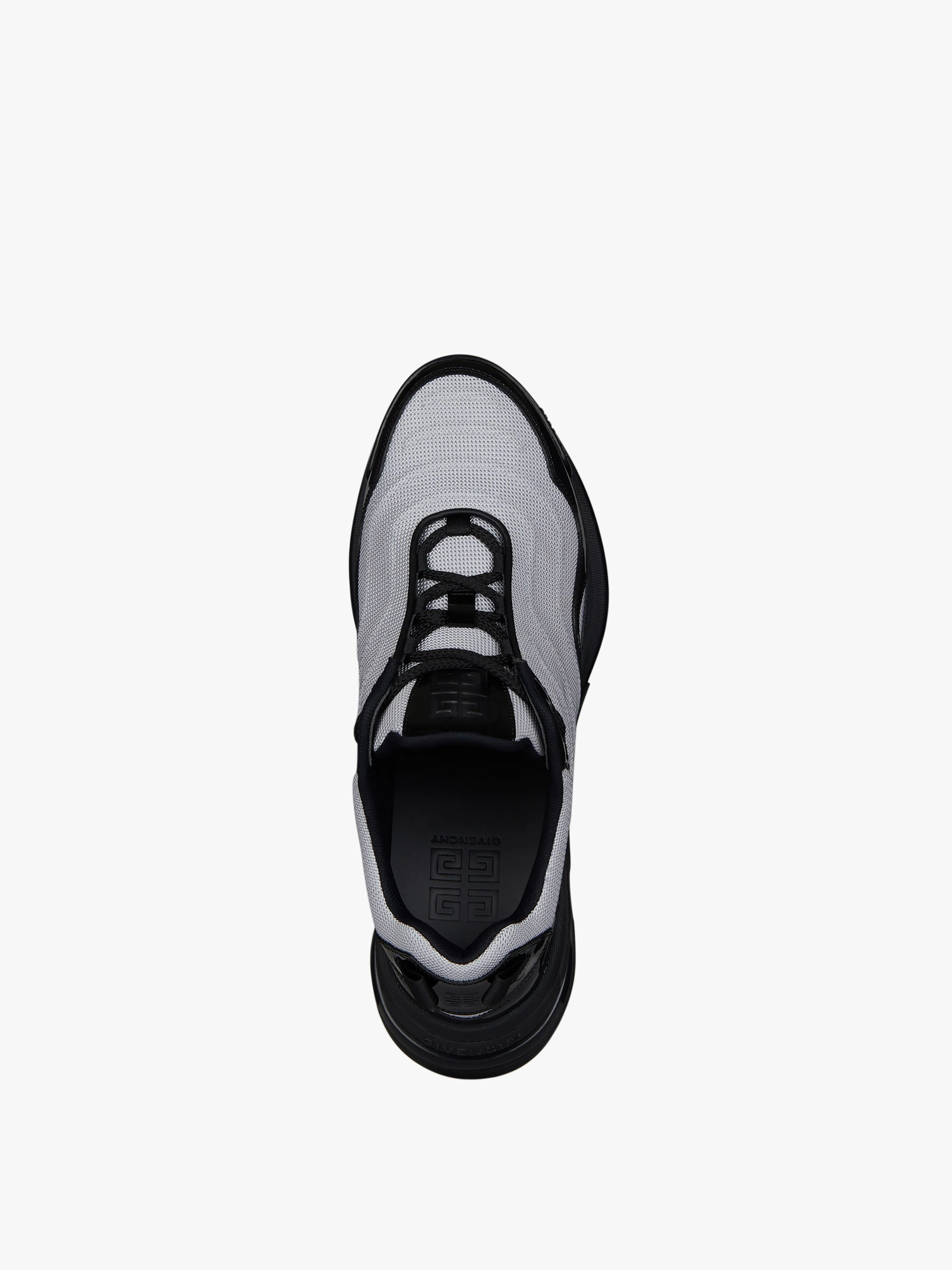 GIV 1 LIGHT SNEAKERS IN METALLIC TECHNICAL CANVAS AND PATENT LEATHER - 4