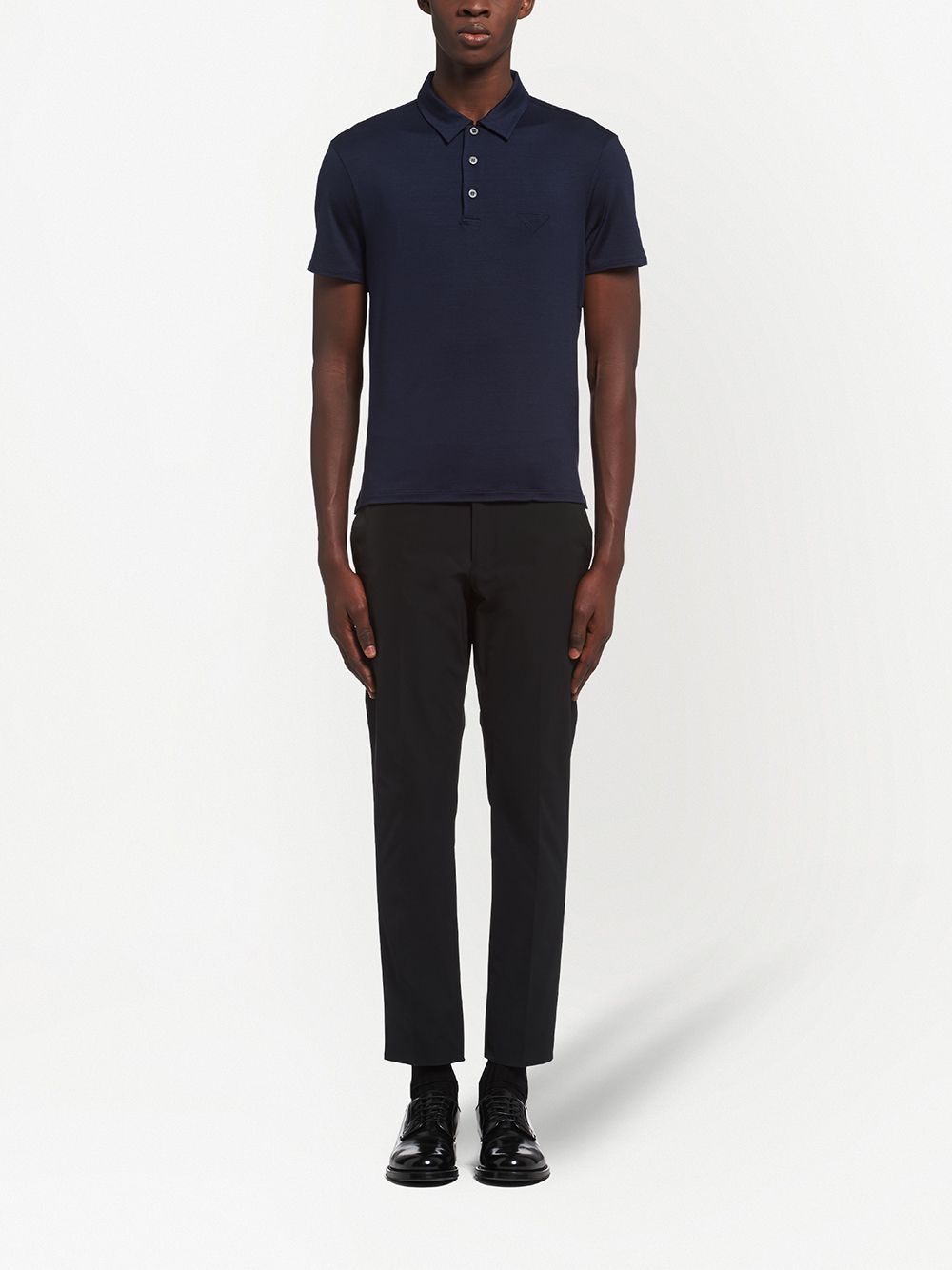 embroidered-logo polo shirt - 2