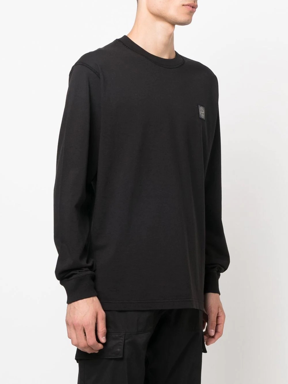 Compass-patch long-sleeved T-shirt - 3