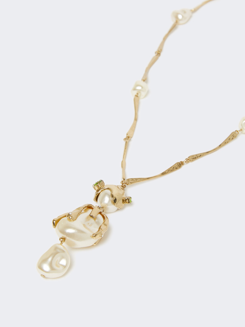 WEEKEND Max Mara LEGGE Metal pendant necklace outlook