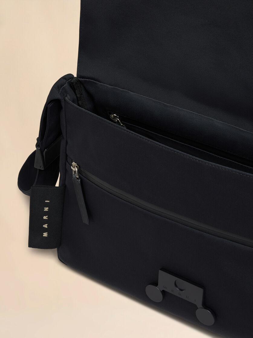 BLACK CORDURA® CITYSCAPE CROSSBODY BAG - 3