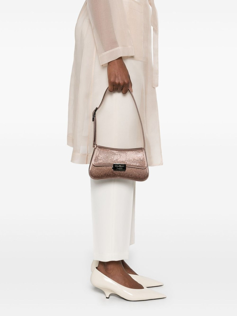 EMPORIO ARMANI rhinestone-embellished shoulder bag outlook