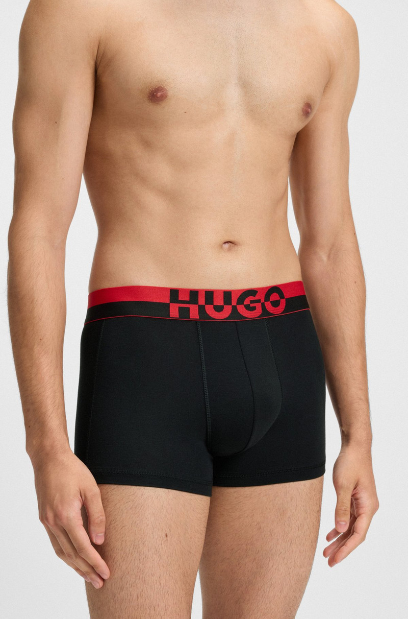 THREE-PACK OF TRUNKS WITH LOGO WAISTBANDS 4