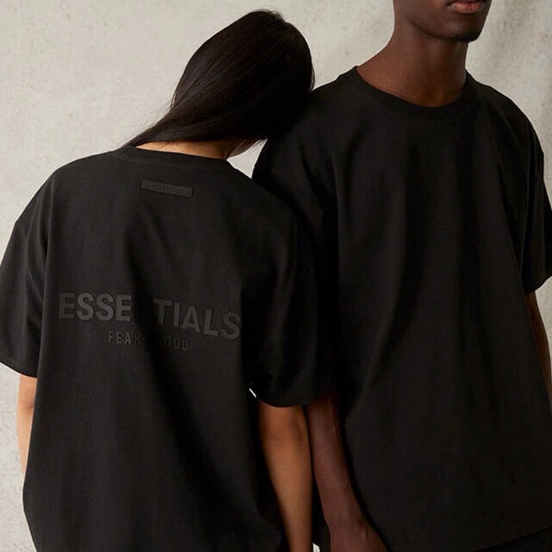 Fear of God Essentials SS21 Short Sleeve Tee Stretch Limo Black FOG-SS21-629 - 4