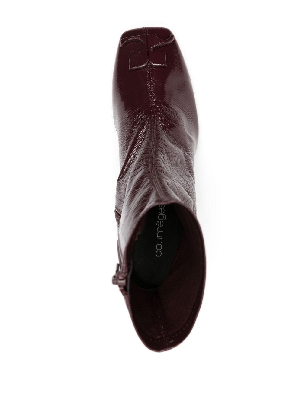 70mm leather boots - 4