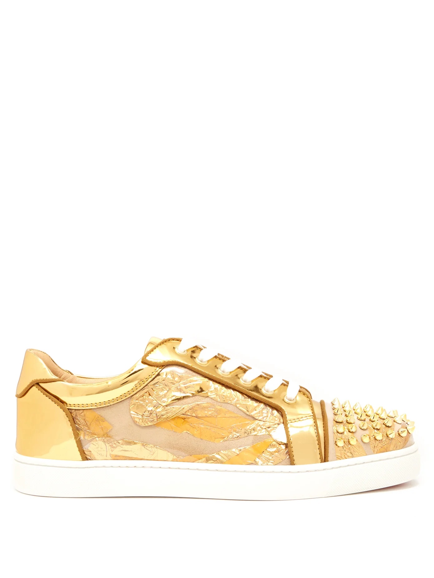 Seaveste spike-embellished low-top trainers - 1