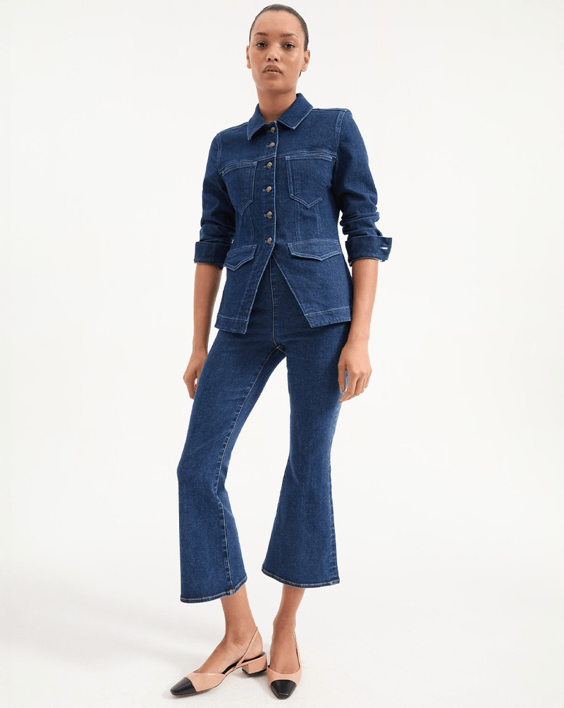 CECILE LEATHER CAP-TOE SLINGBACK 6