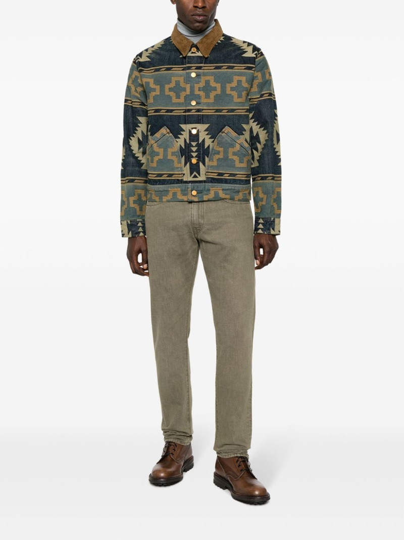 RRL by Ralph Lauren slim-cut cotton jeans outlook