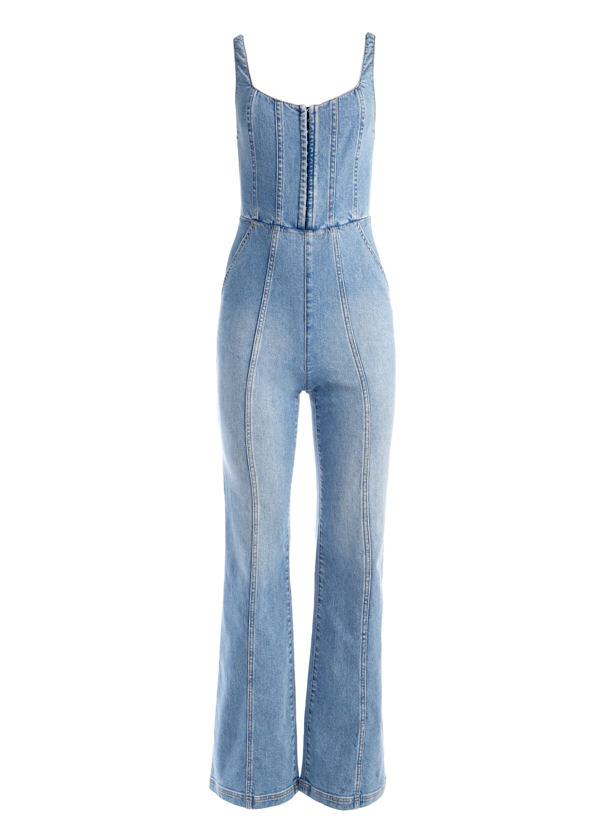 CHELS CORSET SLEEVELESS JUMPSUIT - 1