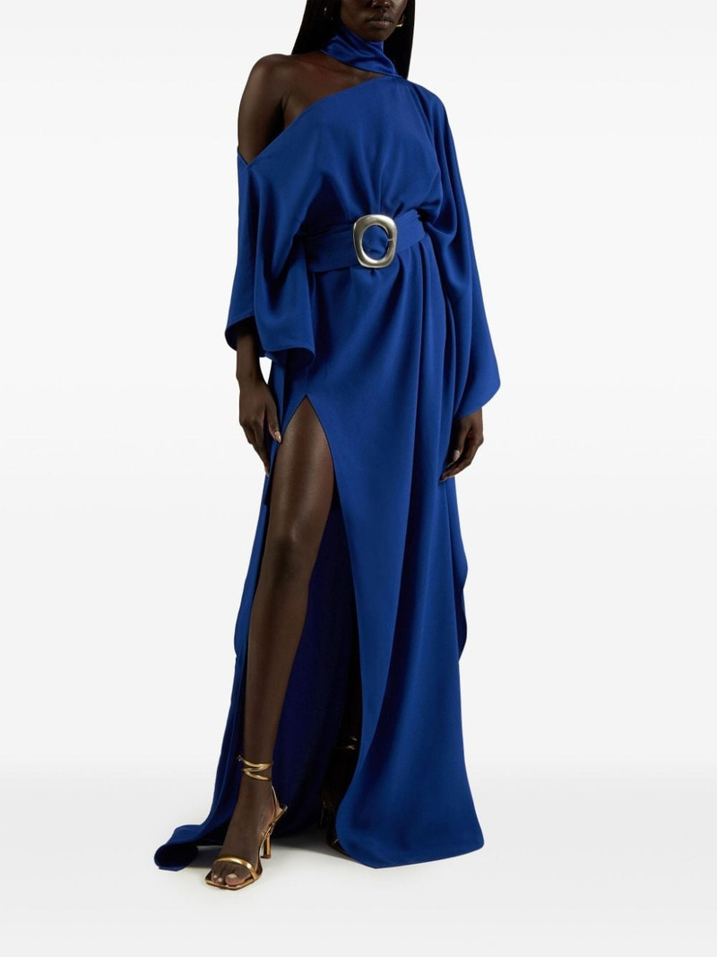 Taller Marmo Taylor belted crepe kaftan outlook